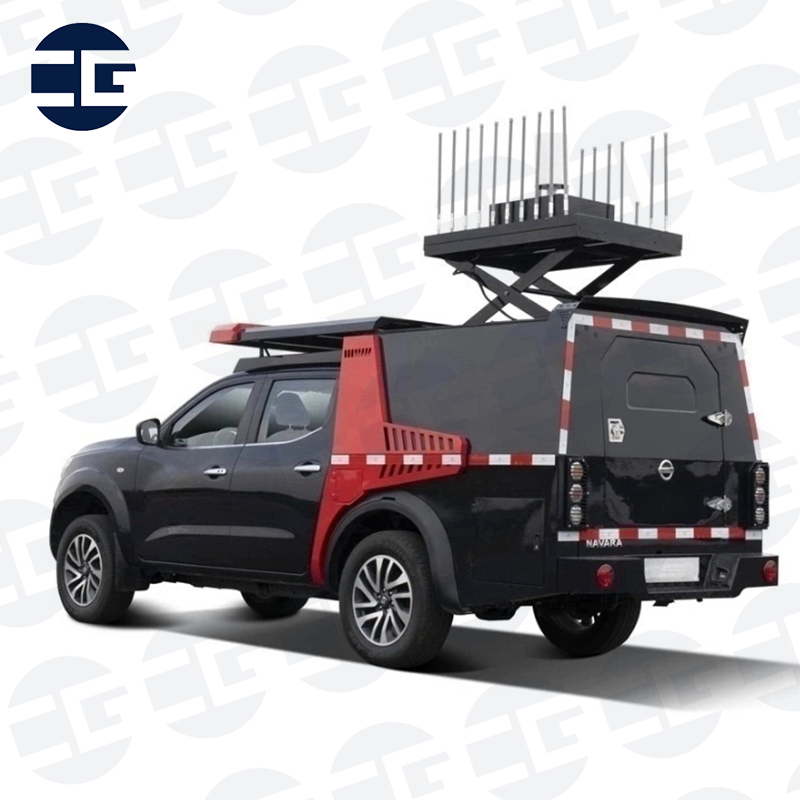 Система обнаружения и подавления работы БПЛА (дронов) для автомобиля W1520V "Элефант"