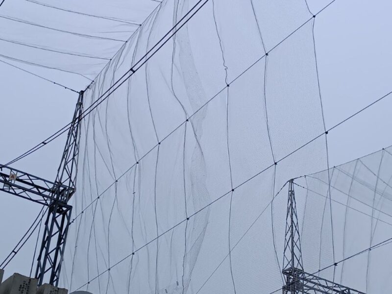 Установка и монтаж антидроновых сеток