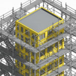 Пассивная защита от БПЛА на базе строительных лесов