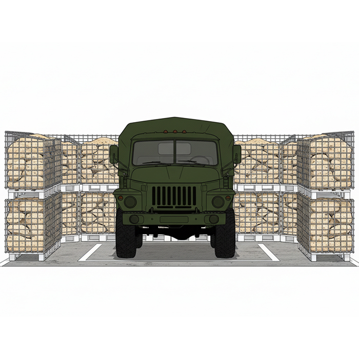 Противоосколочные габионы от БПЛА