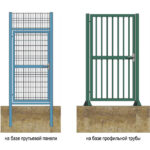 Металлические калитки для защиты территории